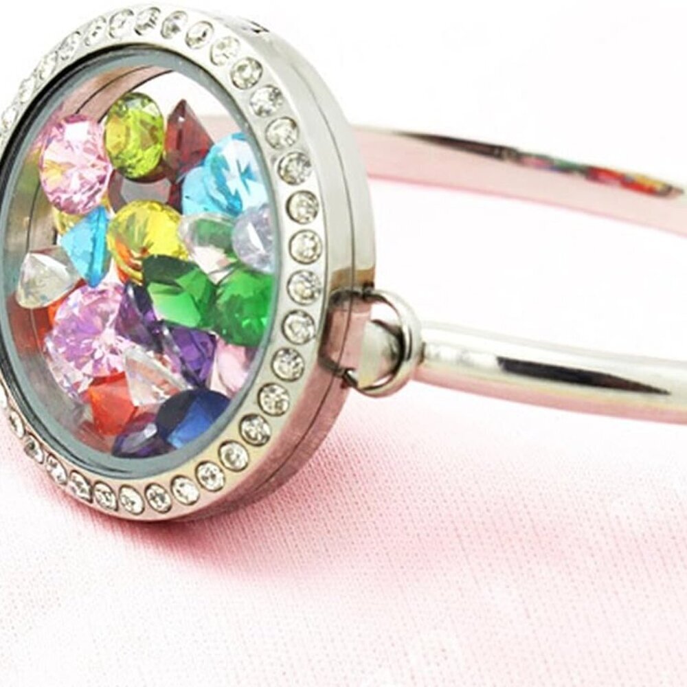96Pcs 5mm Crystal Birthstones for Floating Living Memory Lockets DIY Pendant Nec - Picture 7 of 7